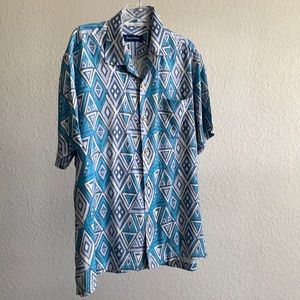 Tommy Bahama (L) 100% Silk Button Down Shirt